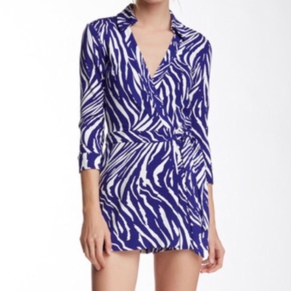 ❤️ Diane Von Furstenburg Celeste Short Romper Size 4